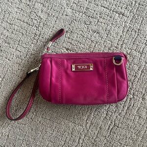 Tumi Nylon Voyager Vienna Triple Compartment Wristlet
